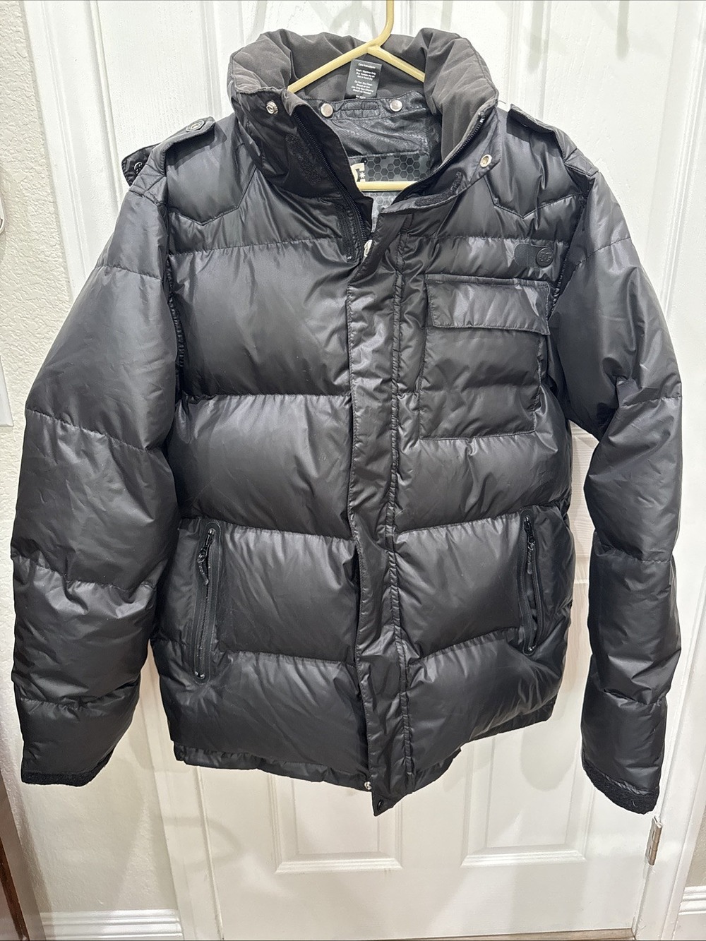 DC Shoes Snowboard Ski Winter Jacket Coat Puffer Black 5k Mens Size Small